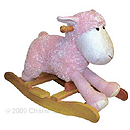 Charm Co. Pink Sheep Rocker