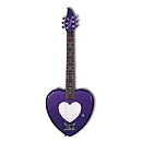 Daisy Rock Debutante Heartbreaker Short Scale Electric Guitar  (Princess Purple)