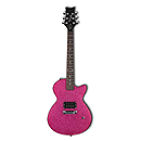 Daisy Rock - Rock Candy Petite Short Scale Electric Guitar - Atomic Pink