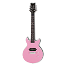 Daisy Rock Debutante Elite Petite Rebel 3/4-size Electric Guitar - Sheena Pink