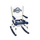 GuideCraft MLB - Brewers Rocking Chair