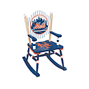 GuideCraft MLB - Mets Rocking Chair