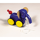 GuideCraft Pull Along Animal Friends, Elephant