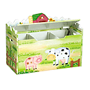 GuideCraft Farmhouse Toy Box