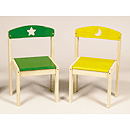 GuideCraft Moon & Stars Extra Chairs (Set of 2)