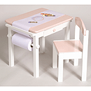 GuideCraft Art Table & Chair Set - Pink