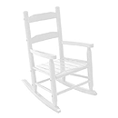 KidKraft 2-Slat Rocking Chair - White