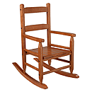KidKraft 2-Slat Rocking Chair - Honey