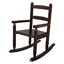 KidKraft 2-Slat Rocking Chair - Espresso