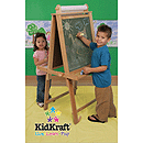KidKraft Deluxe Wooden Easel - Natural