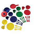 KidKraft 27-Piece Primary Cookware Set