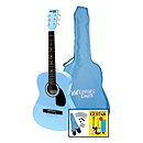 Darling Divas 3/4-size Children's Acoustic Guitar Starter Package - Steel String, Powder Blue