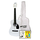 Darling Divas 3/4-size Children's Acoustic Guitar Starter Package - Nylon String, Whisper White