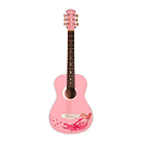 Luna Faerie Children's Mini-Acoustic Guitar - Pink with Fairy Design