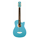 Luna Aurora Petit Student Acoustic Guitar - Azure