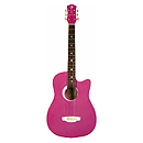 Luna Aurora Petit Student Acoustic Guitar - Orchid