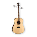 Luna Gypsy Muse Celtic Knot Rosette Acoustic Guitar