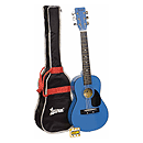 Lauren 30" Student Guitar Package - Metallic Blue