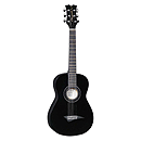 Dean Playmate JT 34" 3/4-Size Student Acoustic Guitar - Black