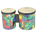 Remo Bongos, 5" & 6", Rain Forest