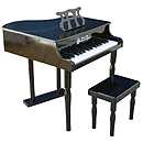Schoenhut 30 Key Classic Baby Grand - Black