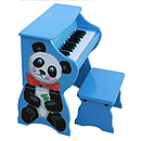 Schoenhut 25 Key Panda Bear with Bench