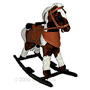 Charm Co. Pinto Rocking Horse