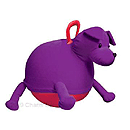 Charm Co. Dandy Dog Hopper Ball - Purple