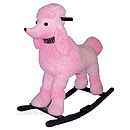 Charm Co. Pink Poodle Rocker