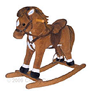 Charm Co. Coffee Horse Rocker