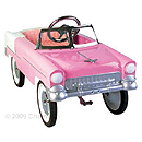 Charm Co. 55 Classic Pink Metal Pedal Car