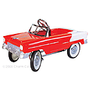 Charm Co. 55 Classic Red Metal Pedal Car