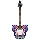 Daisy Rock Debutante Butterfly Short Scale Electric Guitar (Fantasy)