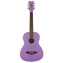Daisy Rock Junior Miss Acoustic Short Scale Guitar - Cotton Candy Blue