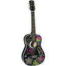 Luna Imagine Children's Mini-Acoustic Guitar - Blank Slate with Re-usable Markers
