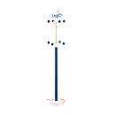 GuideCraft MLB - Dodgers Clothes Tree
