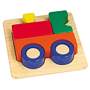 GuideCraft Primary Puzzle - Train