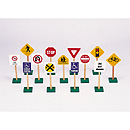 GuideCraft 7" Block Play Traffic Signs