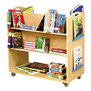 GuideCraft School Library Cart