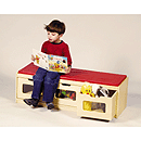 GuideCraft Easy-View Storage Bench