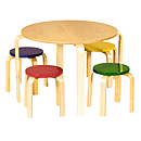 GuideCraft Nordic Table & Chairs Set - Color