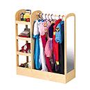 GuideCraft See and Store Dress Up Center - Natural
