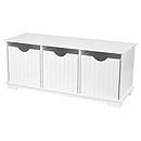 KidKraft Nantucket Storage Bench - White