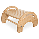 KidKraft Adjustable Stool for Nursing - Natural