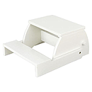 KidKraft Large Flip Stool - White