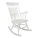 KidKraft Hill Country Adult Rocker - White