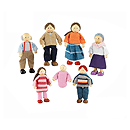 KidKraft Doll Family of 7 - Caucasian