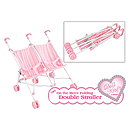 KidKraft On the Move Double Stroller