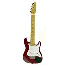 Crestwood Children's Electric Guitar w/built-in Amplifier - 36", Red