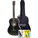 Darling Divas 3/4-size Children's Acoustic Guitar Starter Package - Nylon String, Black Voodoo